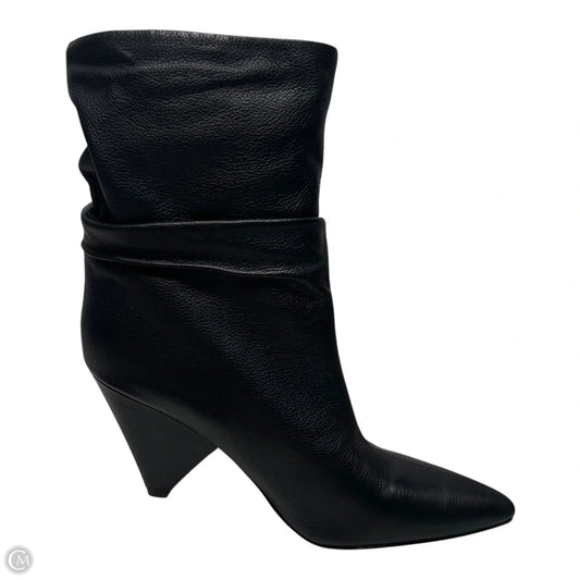 Boots Ankle Heels By Guess In Black, Size: 9.5