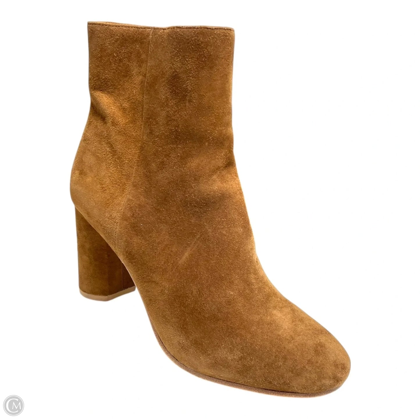 Boots Ankle Heels By Joie In Brown, Size: 9.5