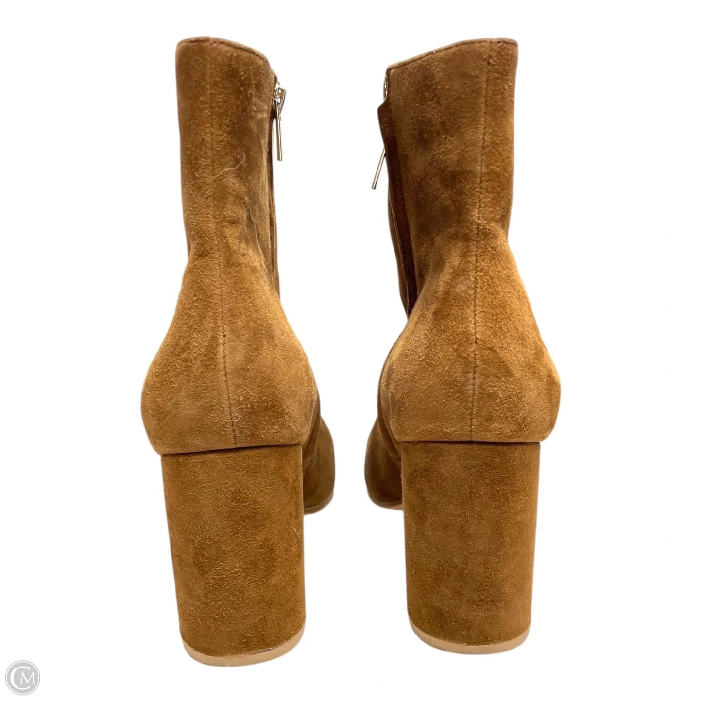 Boots Ankle Heels By Joie In Brown, Size: 9.5