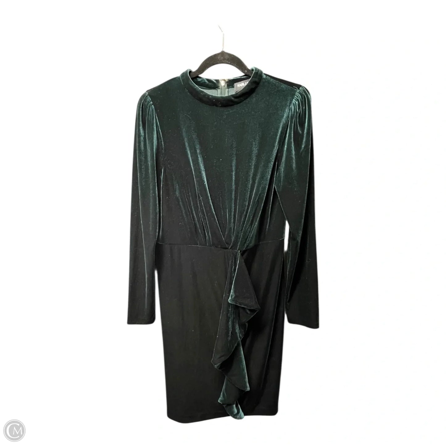 Dress Designer By Karl Lagerfeld In Green, Size: 10