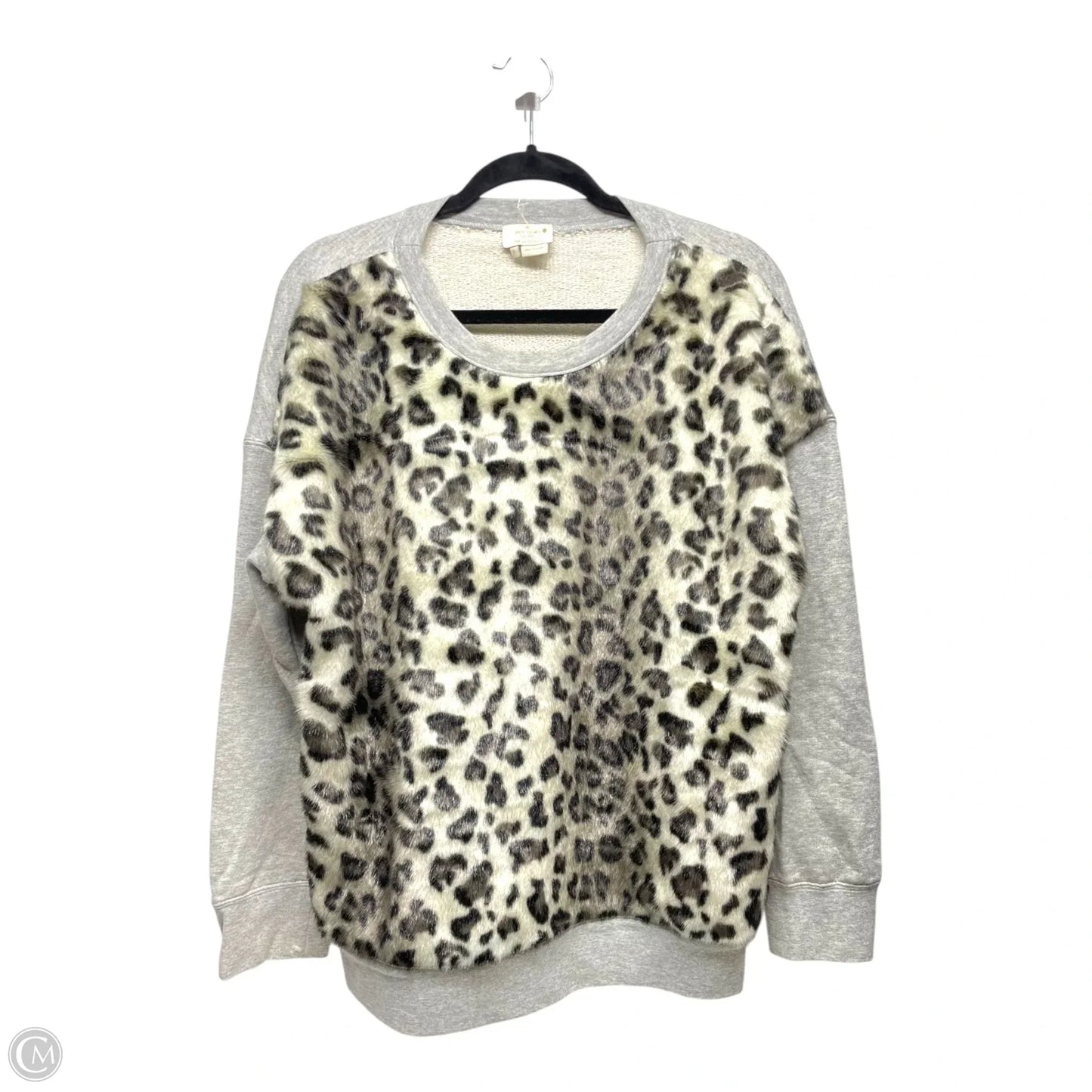 Sweatshirt Designer By Kate Spade In Animal Print, Size: L