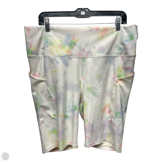 Athletic Shorts By Fabletics In Multi-colored, Size: 2x
