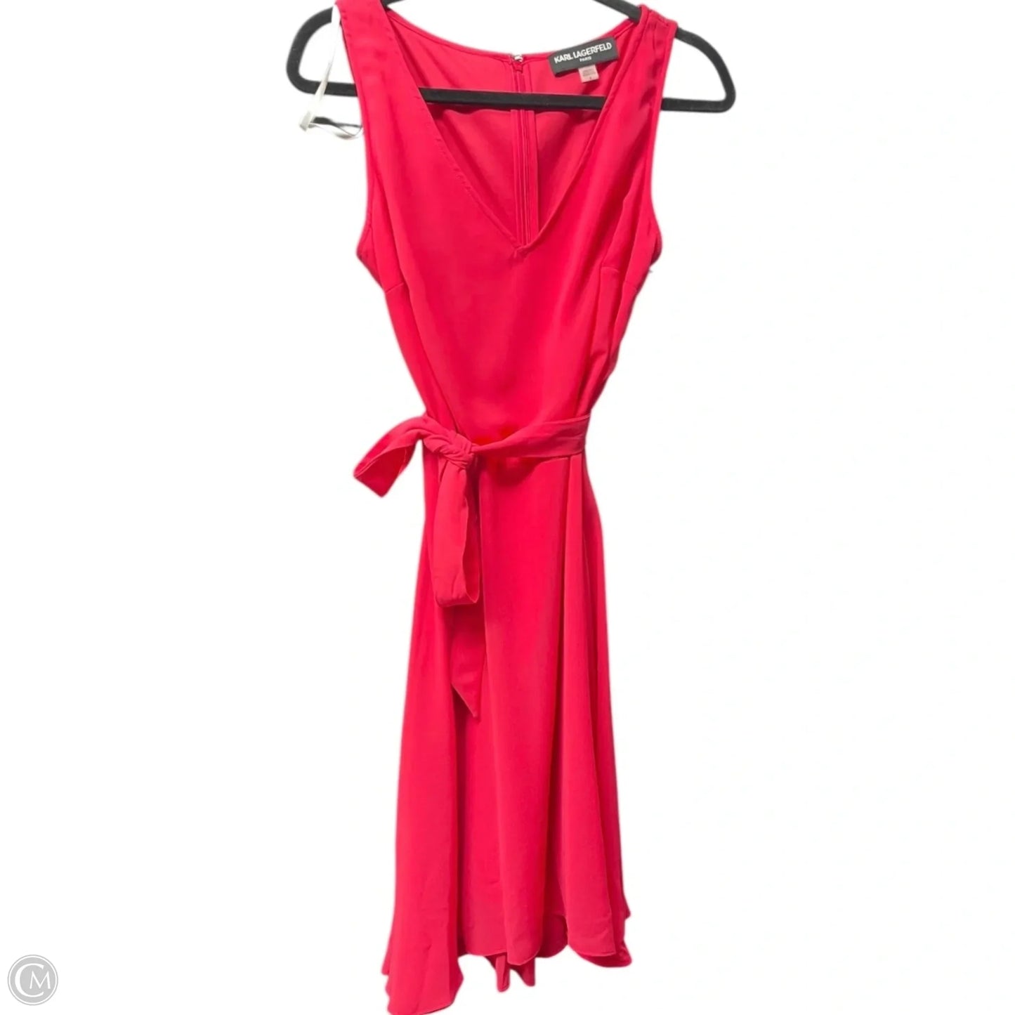 Dress Designer By Karl Lagerfeld In Pink, Size: 8