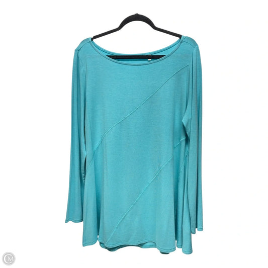 Top Long Sleeve By Soft Surroundings In Blue, Size: L