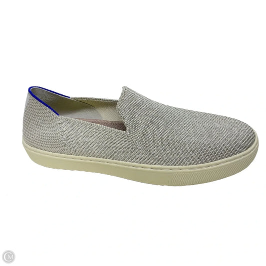 Shoes Flats By Rothys In Silver, Size: 8.5