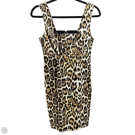 Dress Designer By Alice + Olivia In Animal Print, Size: S
