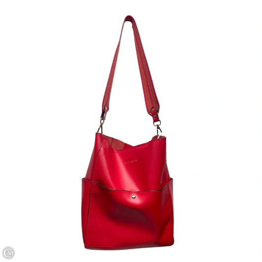 Handbag Leather By Cmc, Size: Large