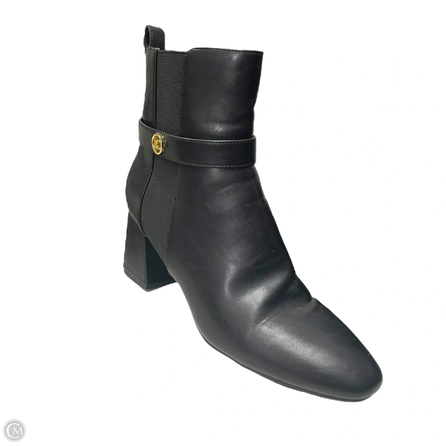 Boots Ankle Heels By Liz Claiborne In Black, Size: 9.5