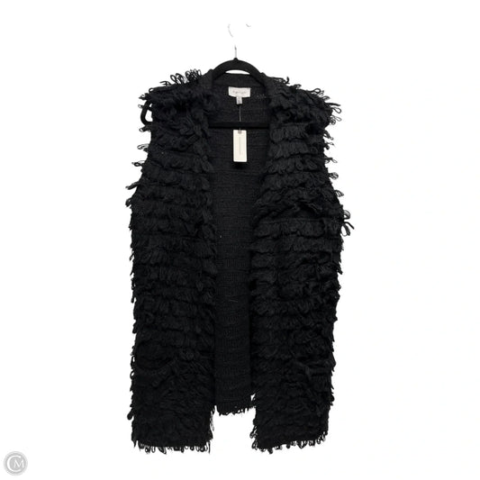 Vest Sweater By Anthropologie In Black, Size: S