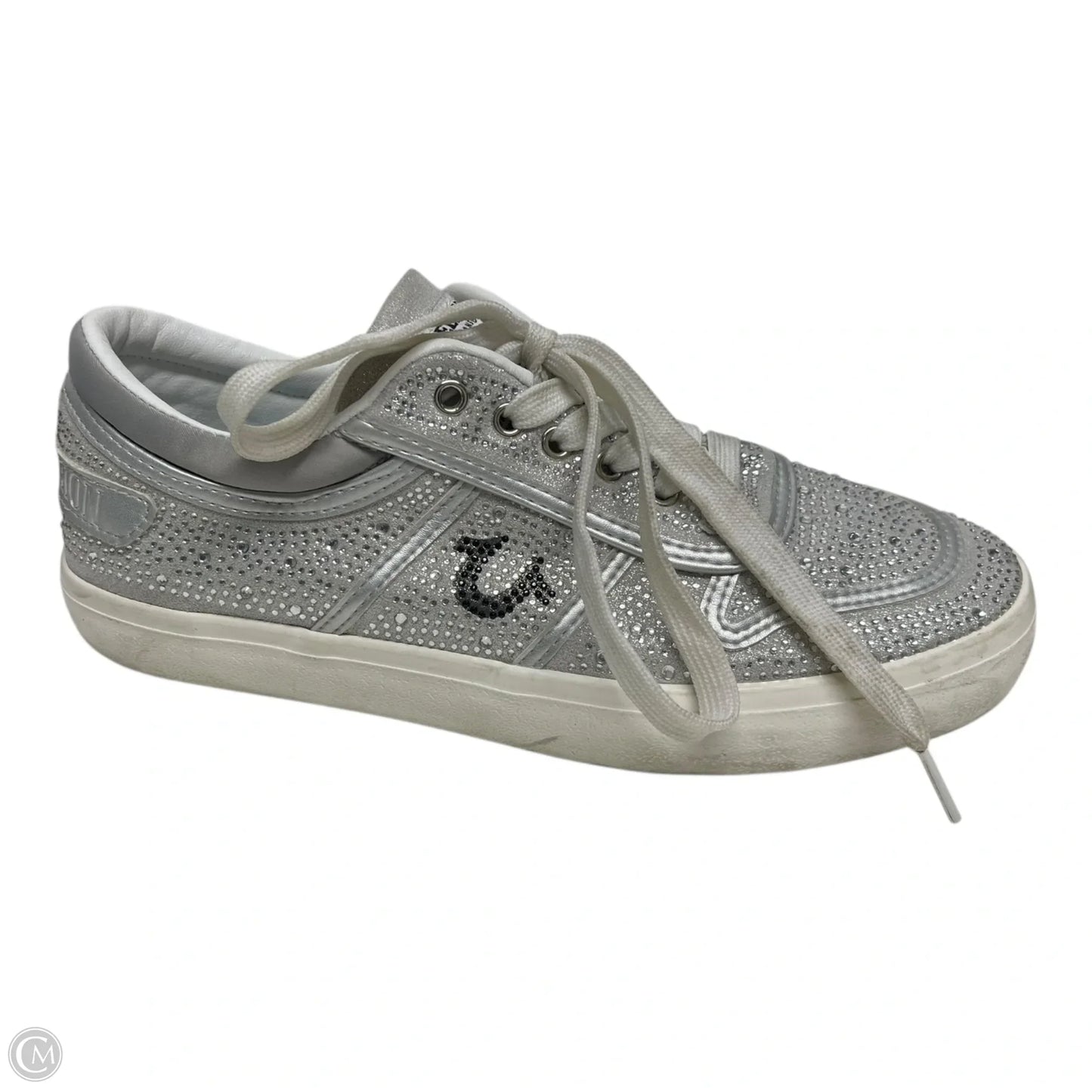 Shoes Sneakers By True Religion In Silver, Size: 8