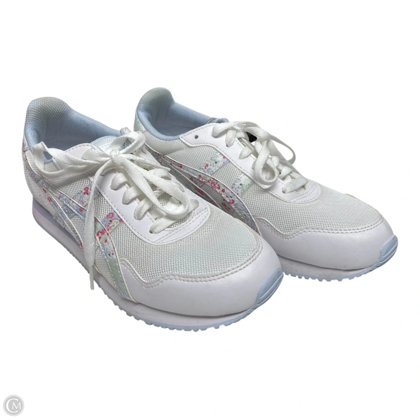 Shoes Sneakers By Asics In Blue & White, Size: 9