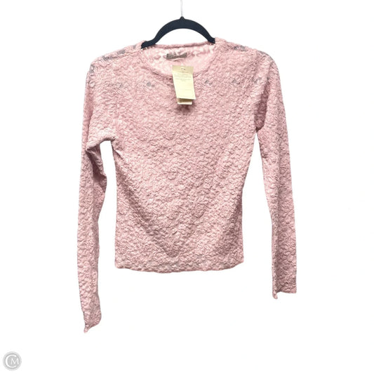 Top Long Sleeve By fitigues -  In Pink, Size: S