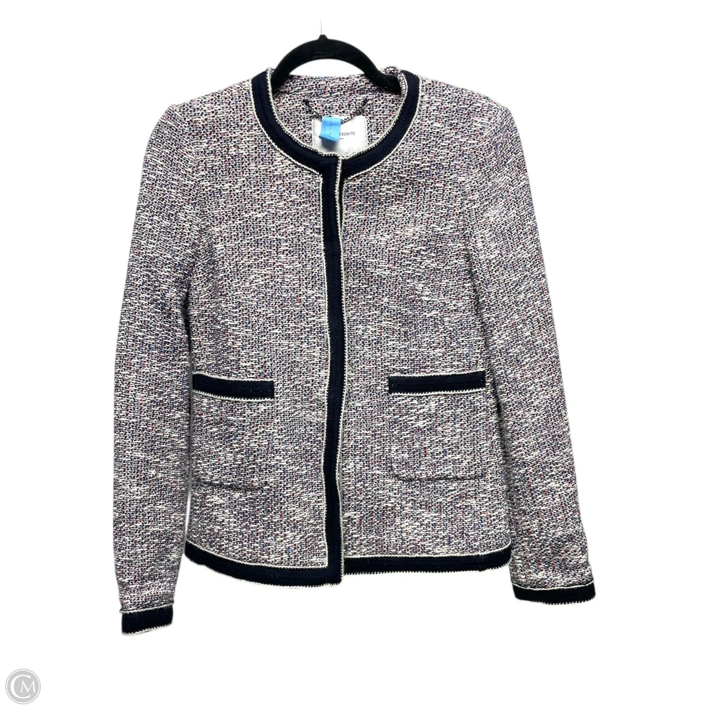 Blazer By Lk Bennett In Blue Red & White, Size: 4