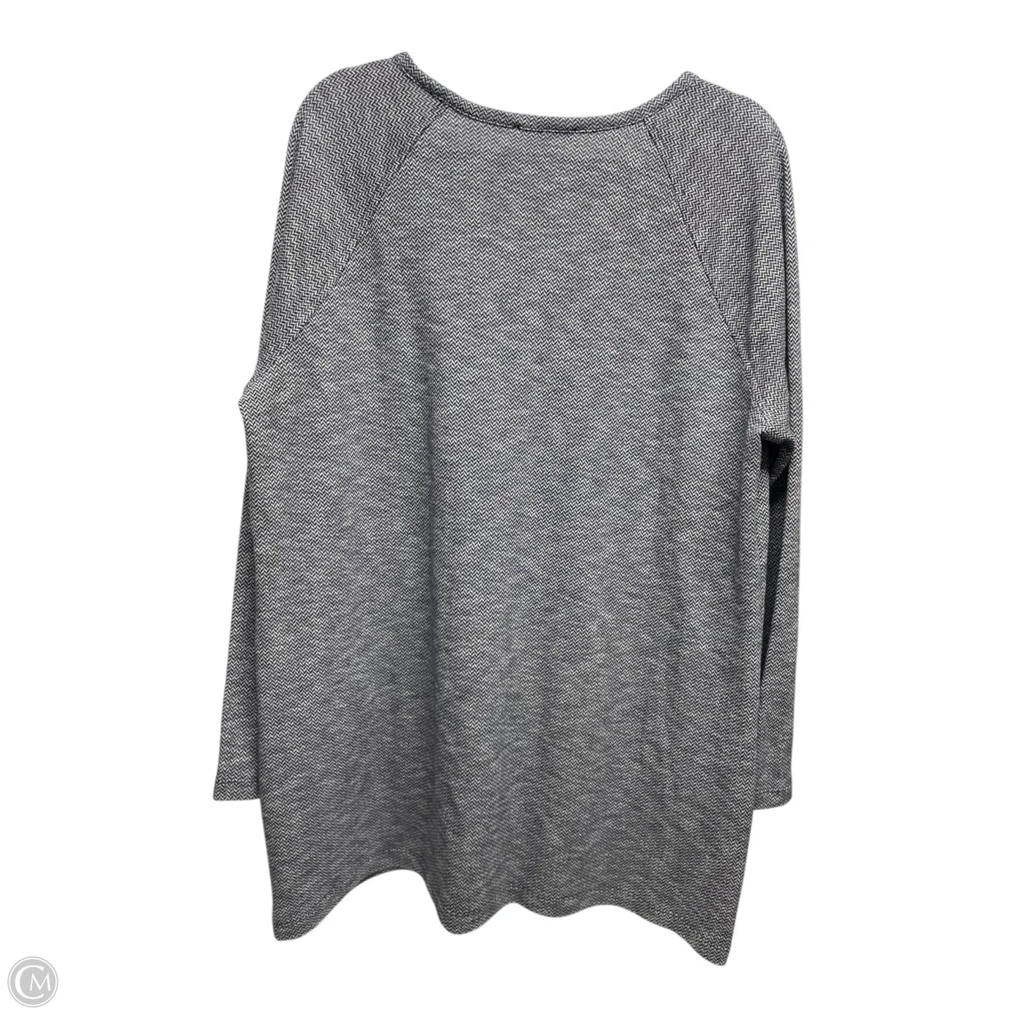 Sweatshirt Crewneck By Talbots In Blue & White, Size: Xl