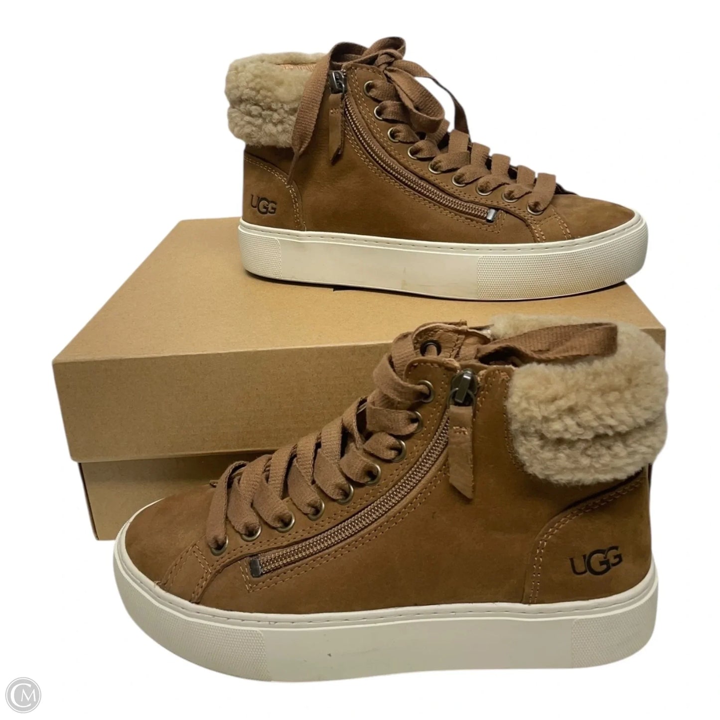 Shoes Designer By Ugg In Brown, Size: 6