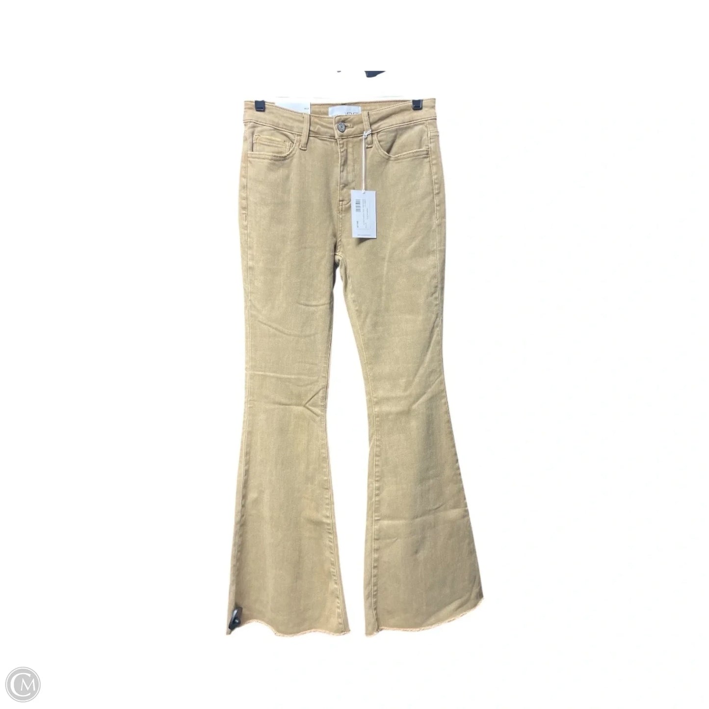 Jeans Flared By Vervet In Tan, Size: 4