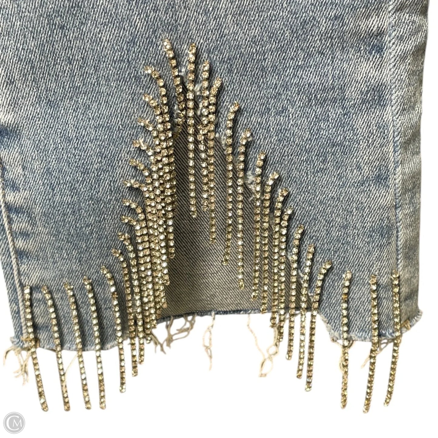 Jeans Cropped By Risen In Blue Denim, Size: 4