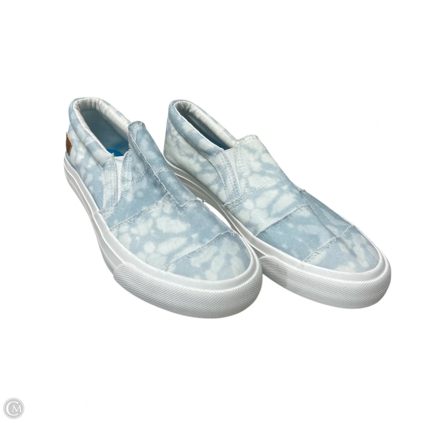 Shoes Flats By Blowfish In Blue & White, Size: 9