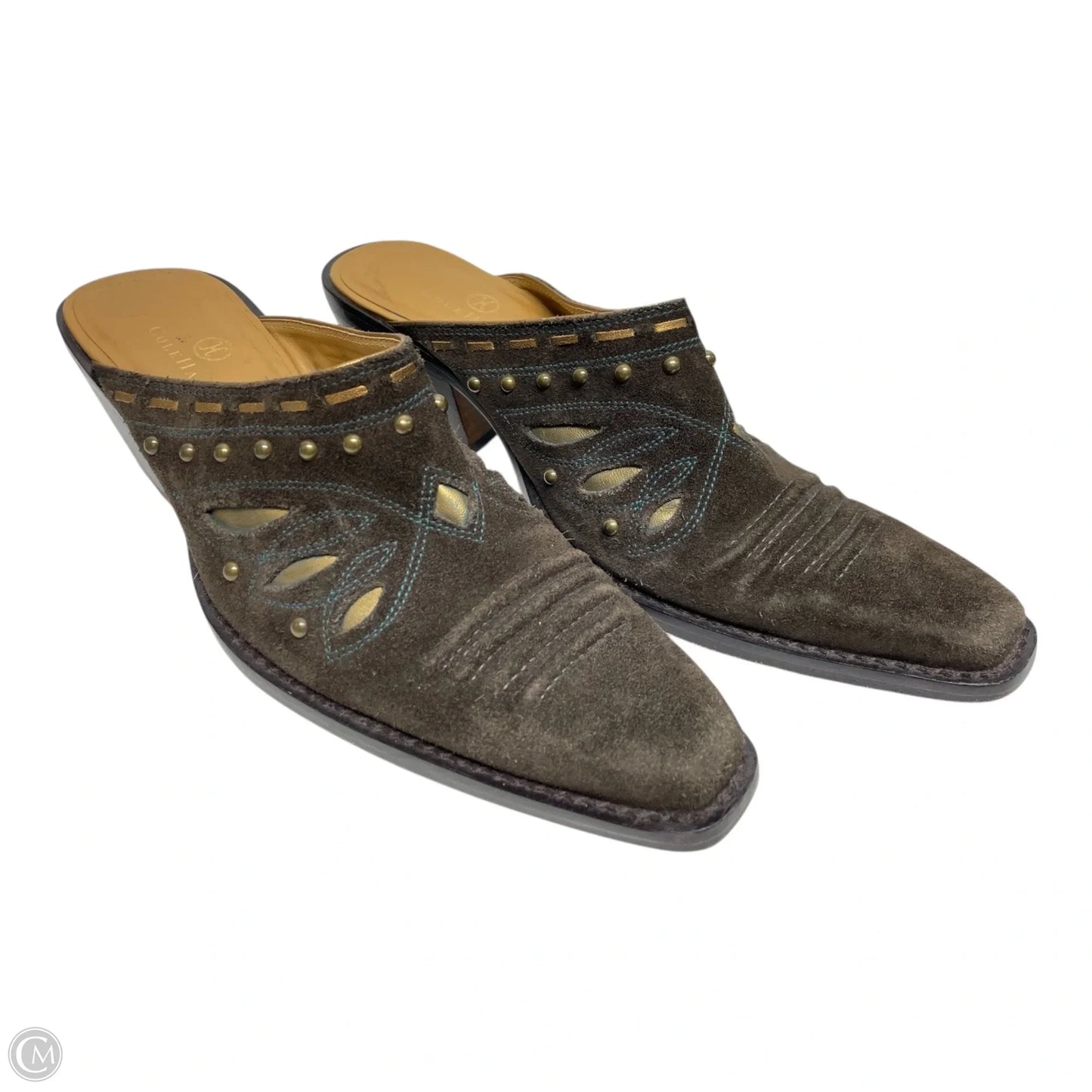 Shoes Flats By Cole-haan In Blue & Brown, Size: 8