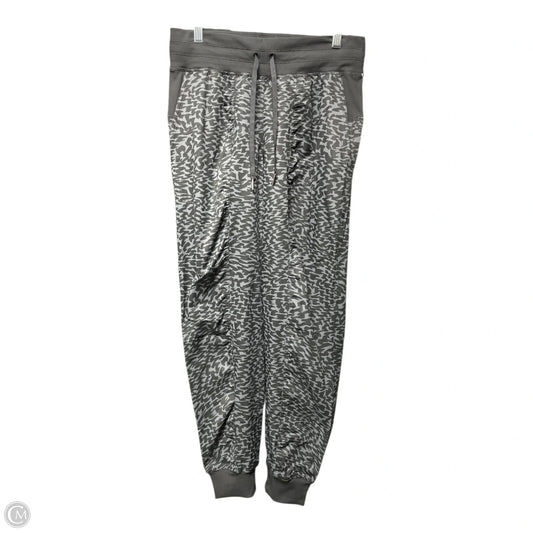 Athletic Pants By Lululemon In Black & Grey, Size: 6