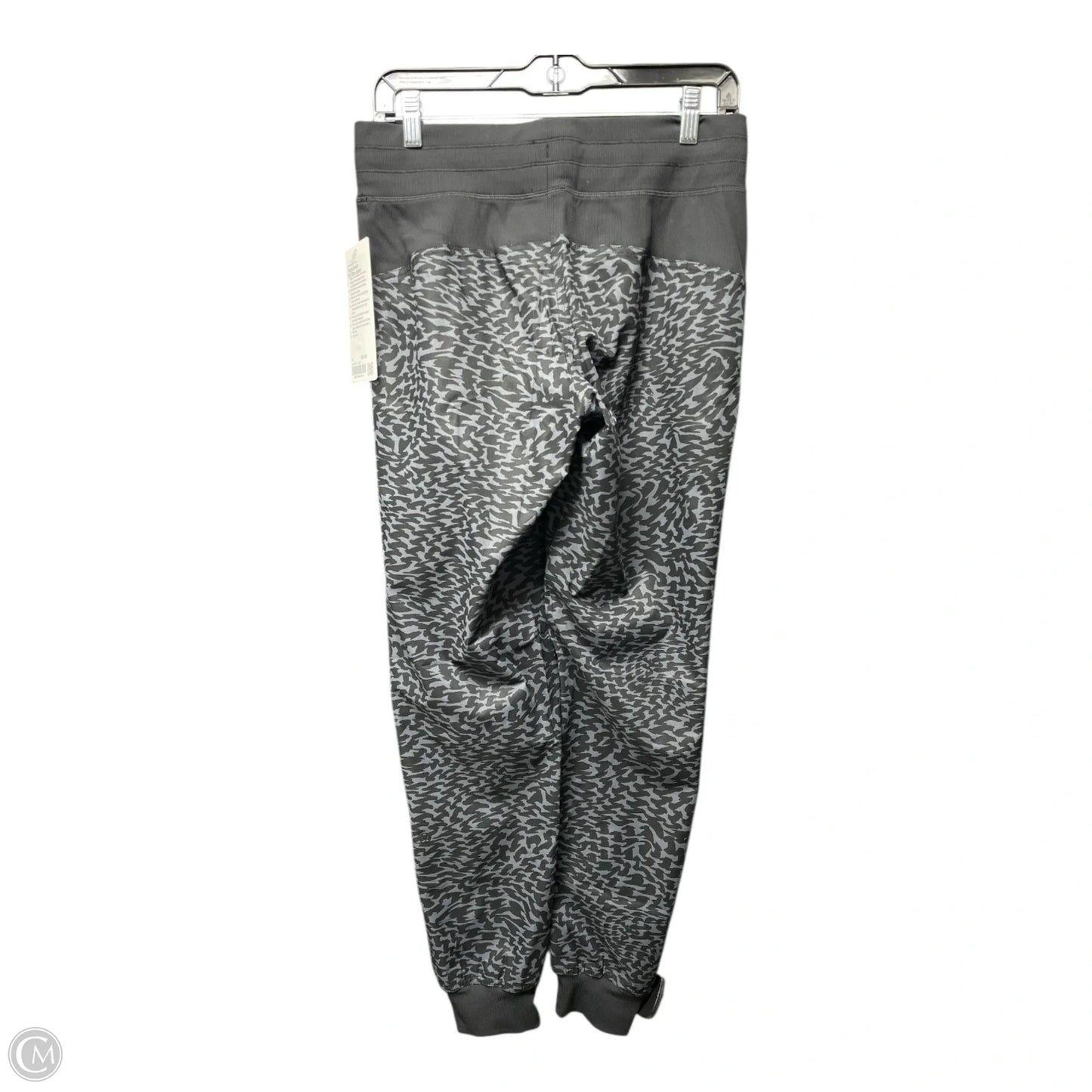 Athletic Pants By Lululemon In Black & Grey, Size: 6