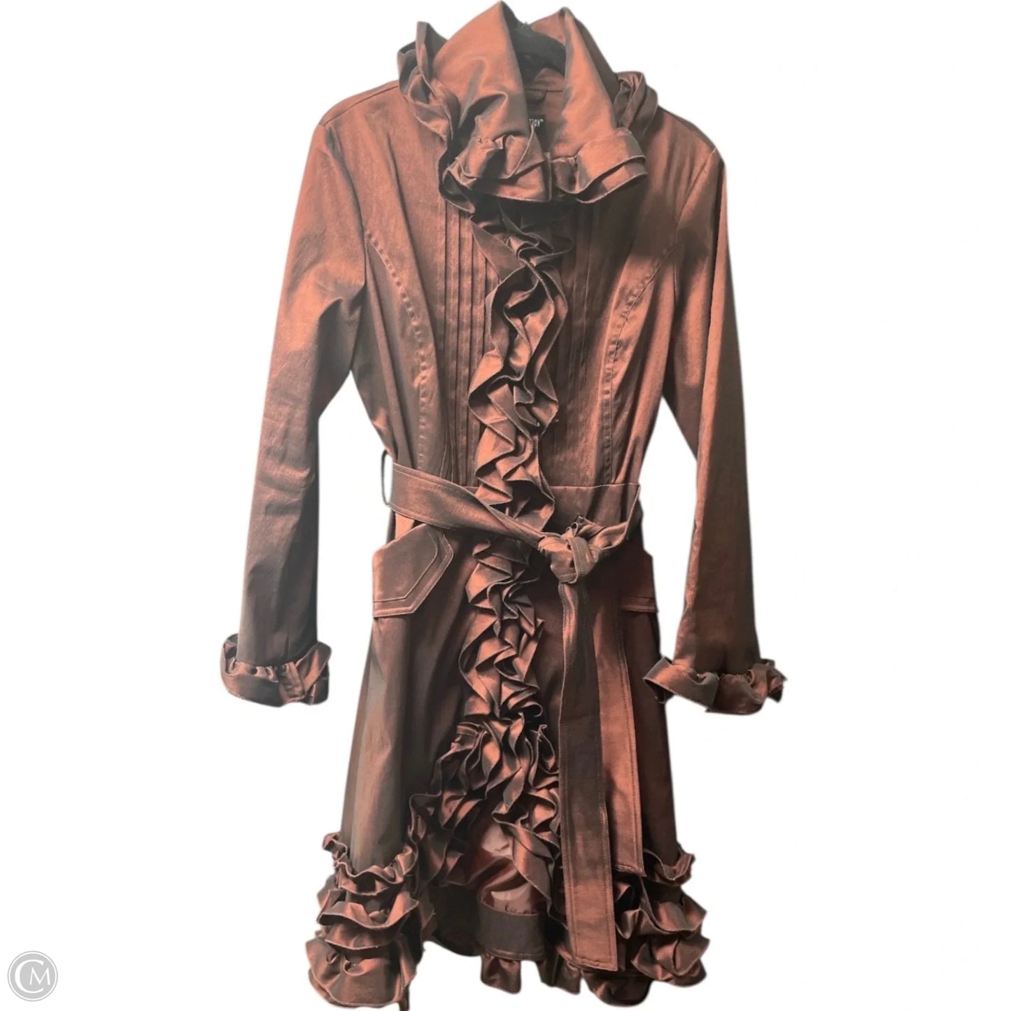 Dress Casual Short By dons collection - In Maroon, Size: S