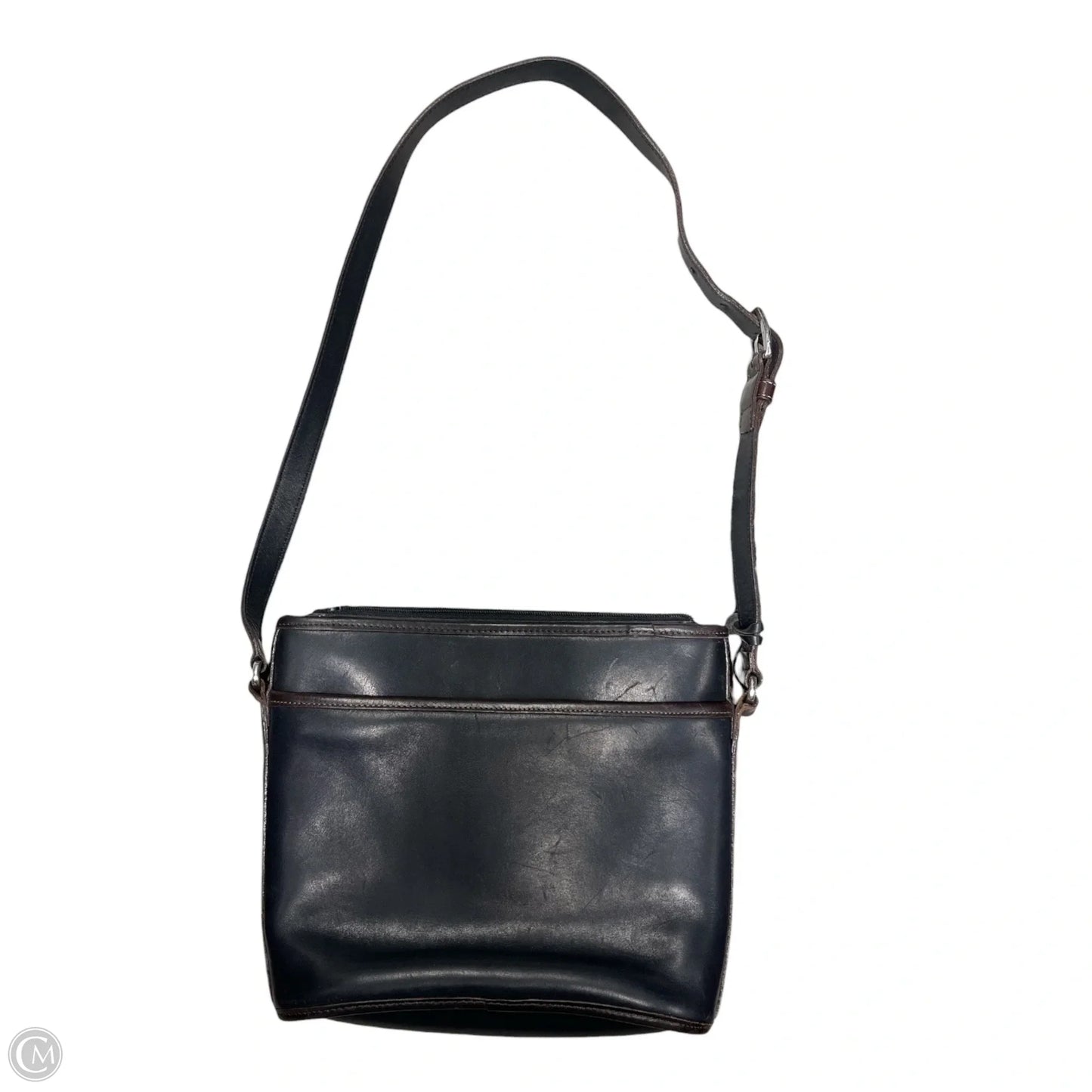 Handbag Leather By Brighton, Size: Medium