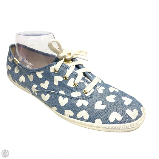 Shoes Sneakers By Keds In Blue & White, Size: 8.5