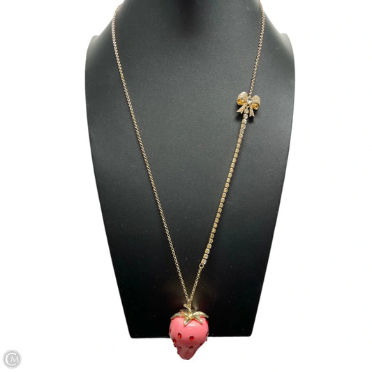 Necklace Pendant By Betsey Johnson