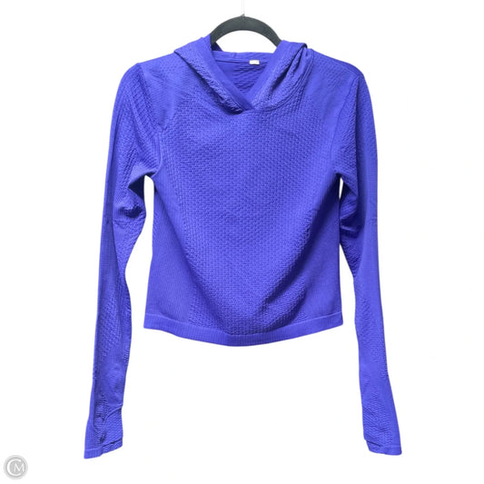 Athletic Sweatshirt Hoodie By Athleta In Purple, Size: S