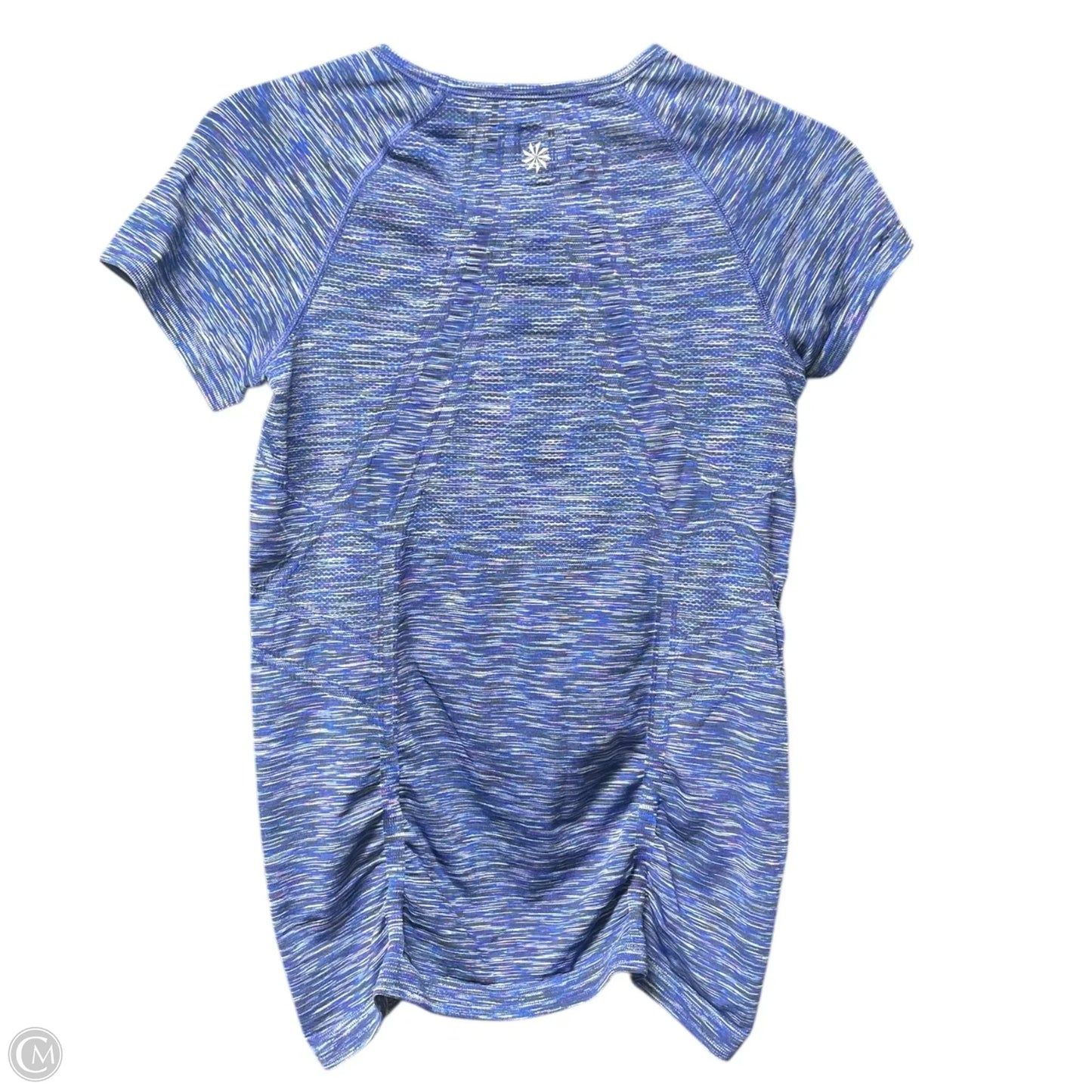 Athletic Top Short Sleeve By Athleta In Blue, Size: S