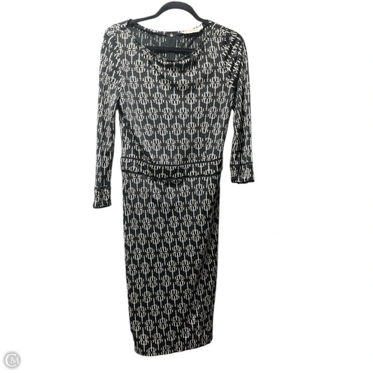 Dress Designer By Tory Burch In Black & Cream, Size: M