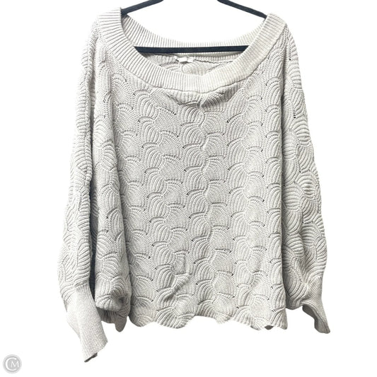Sweater By Chicsoul In Grey, Size: 2x