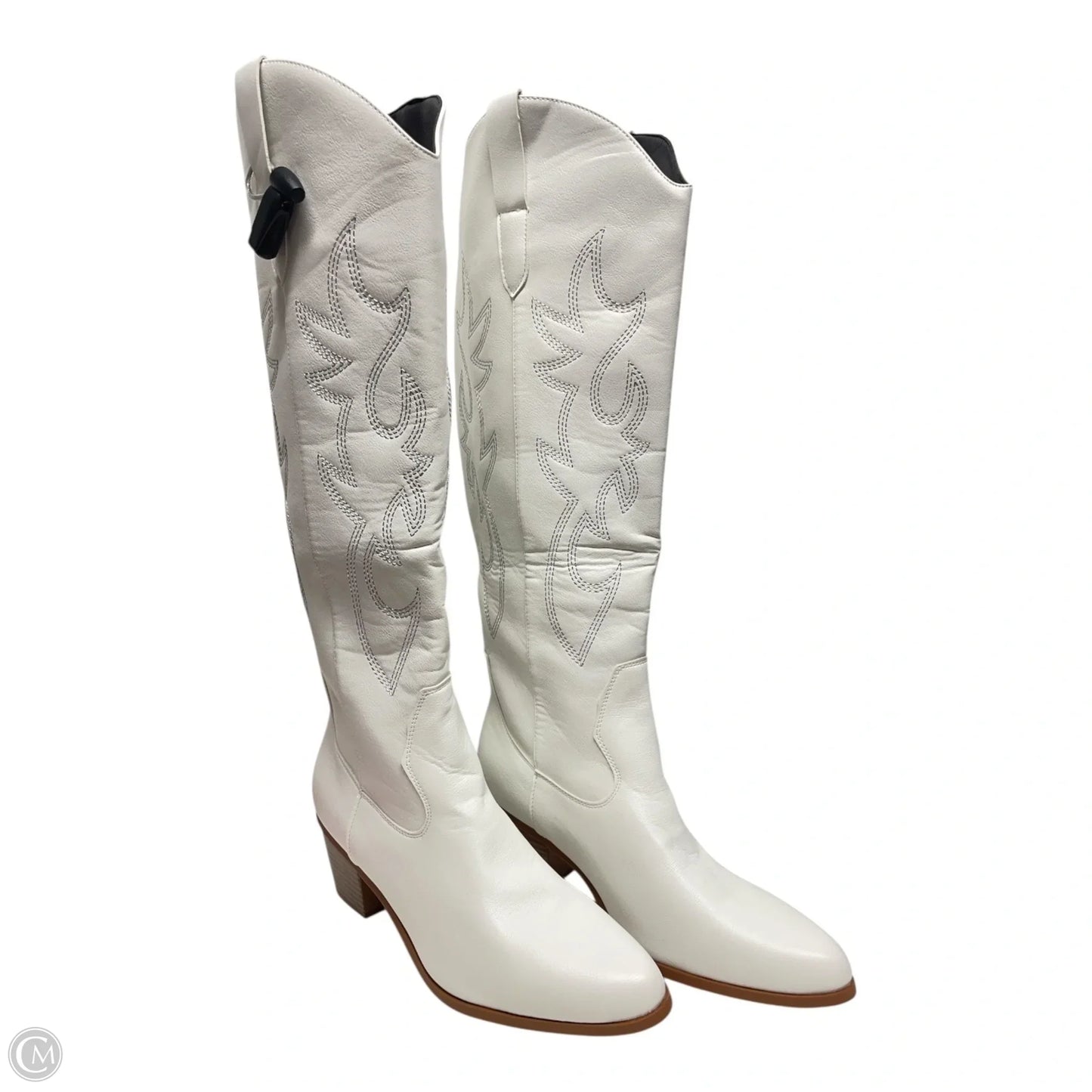 Boots Western By Clothes Mentor In White, Size: 11.5