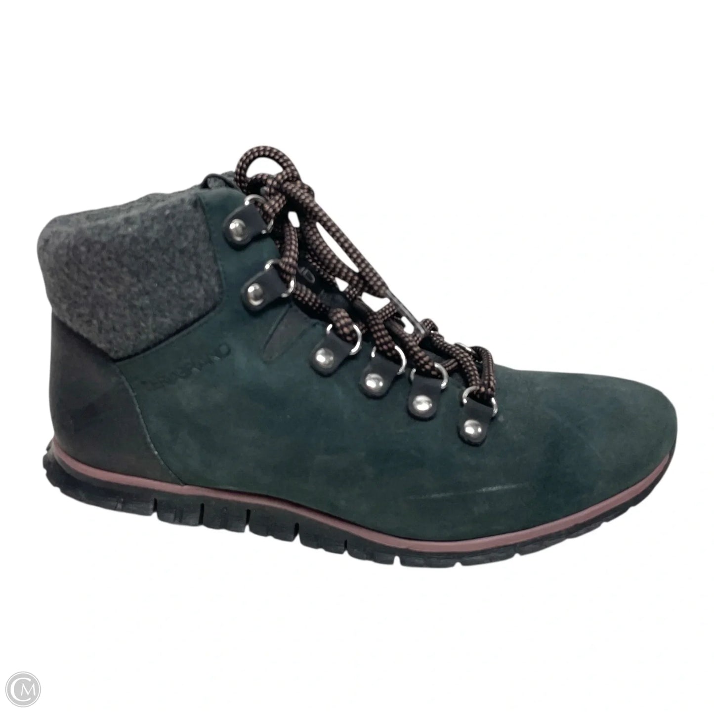 Boots Hiking By Cole-haan In Green & Grey, Size: 7