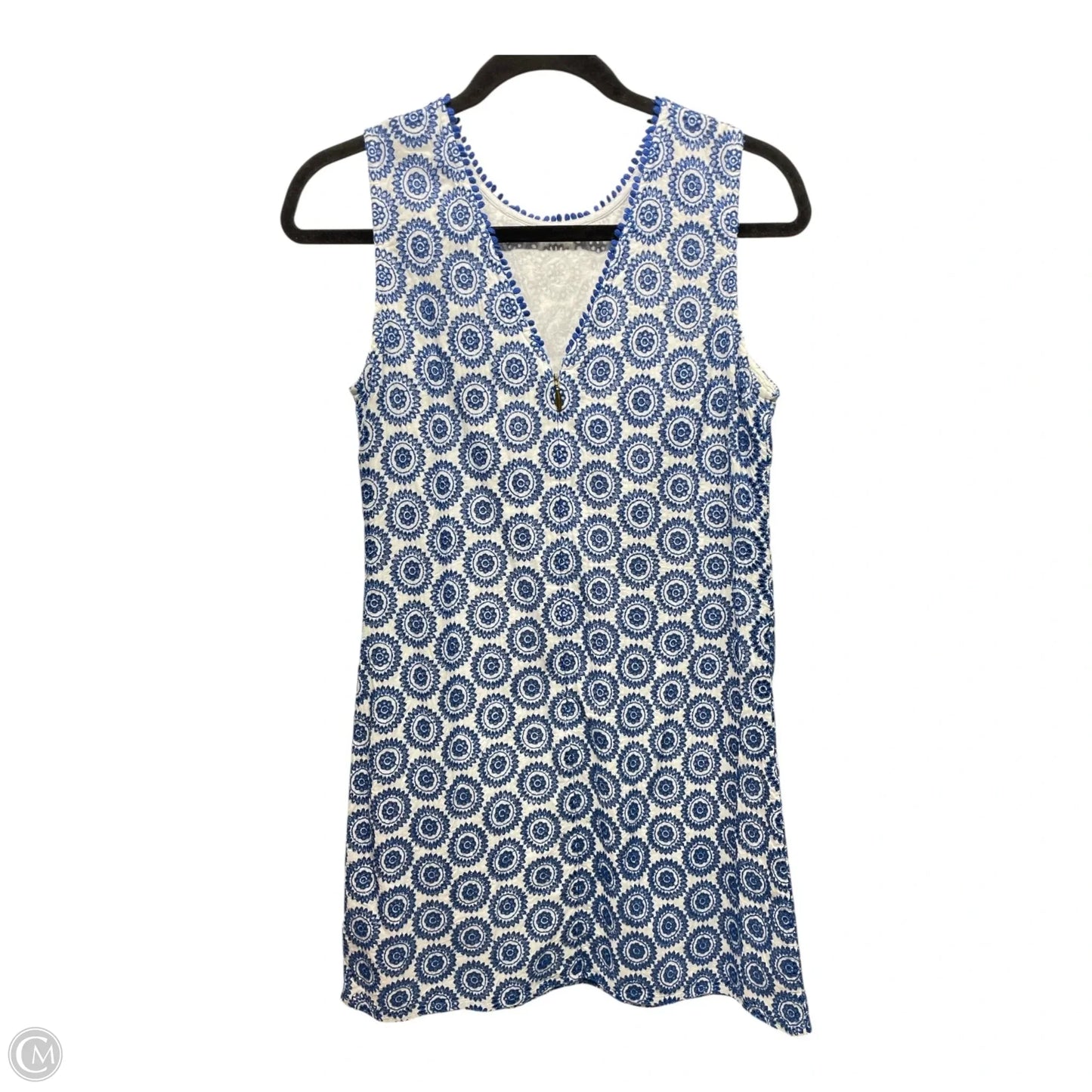 Dress Casual Short By Draper James In Blue & White, Size: 2