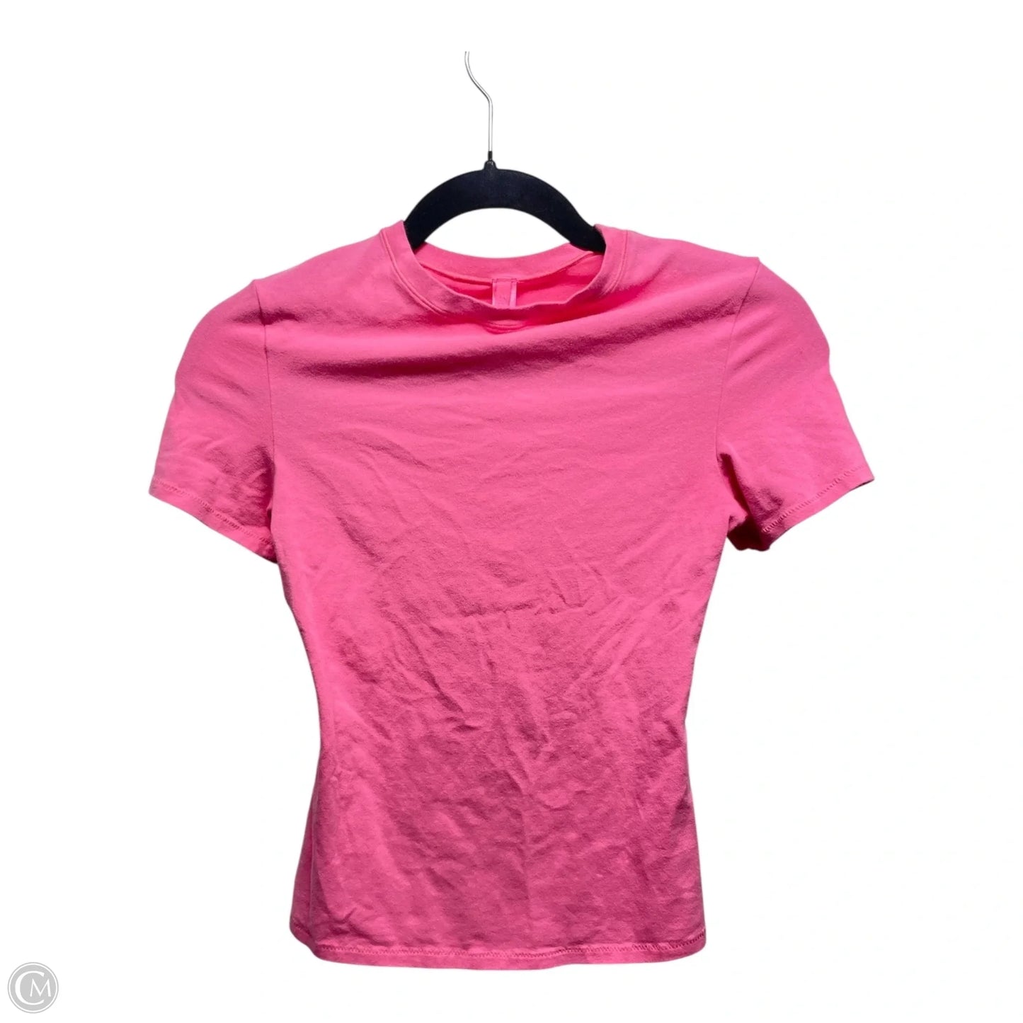 Athletic Top Short Sleeve By Skims In Pink, Size: S