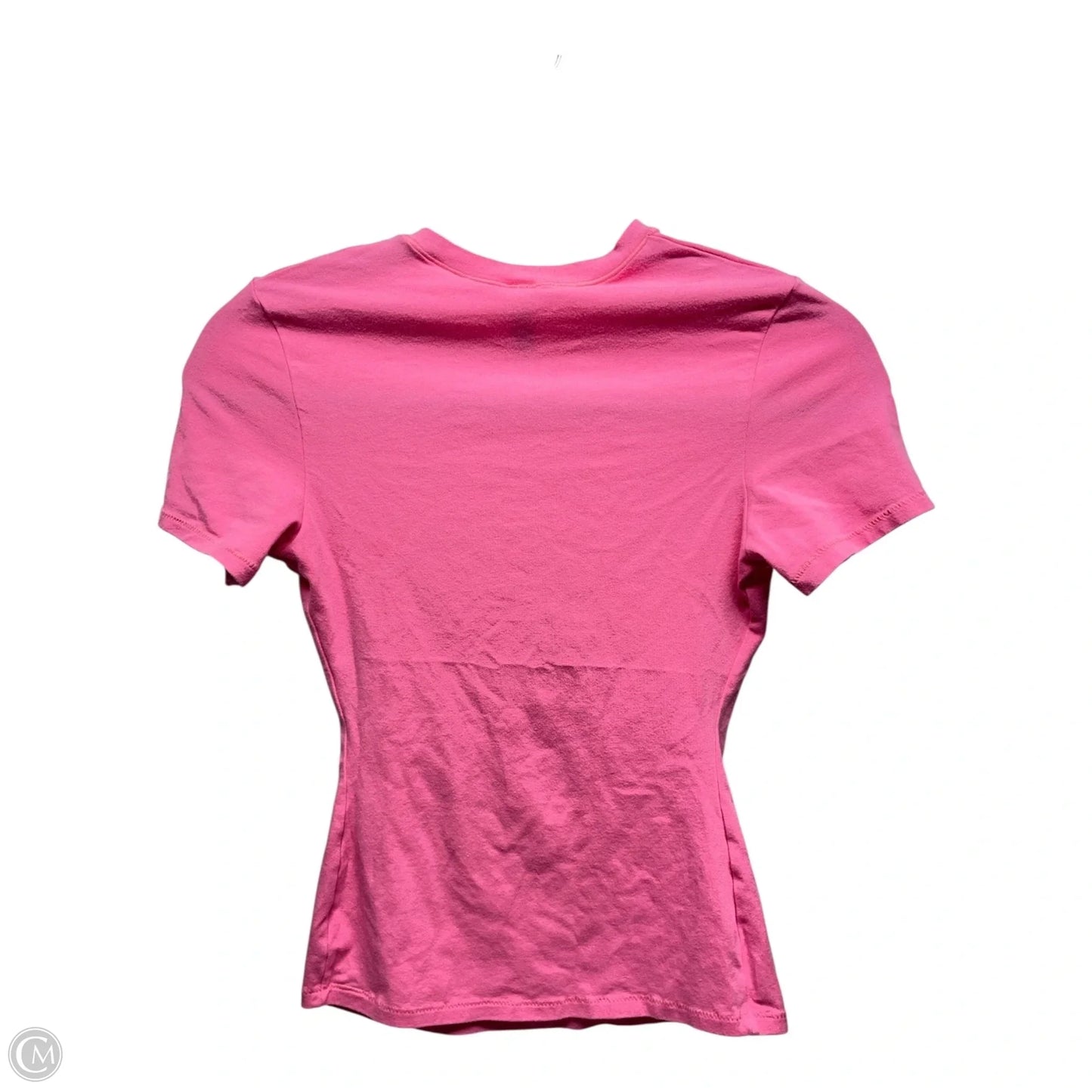 Athletic Top Short Sleeve By Skims In Pink, Size: S