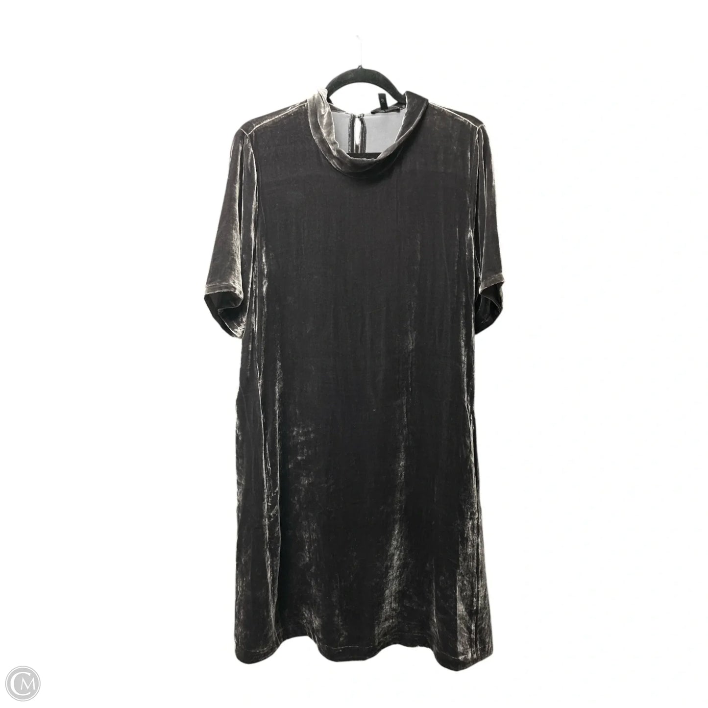 Dress Casual Short By Eileen Fisher In Grey, Size: M
