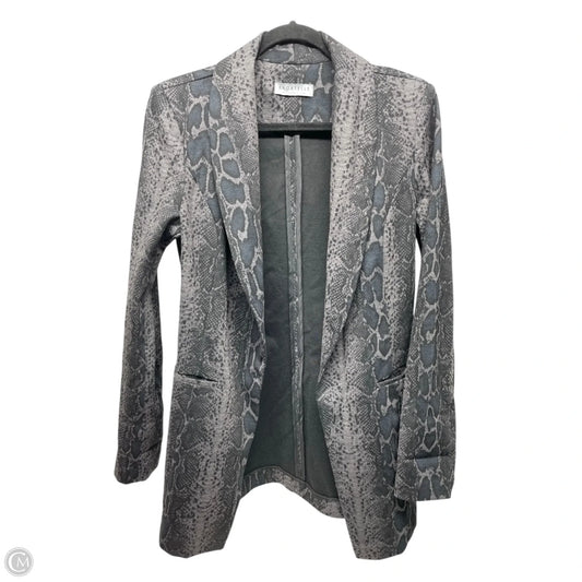 Blazer By Bagatelle In Snakeskin Print, Size: S