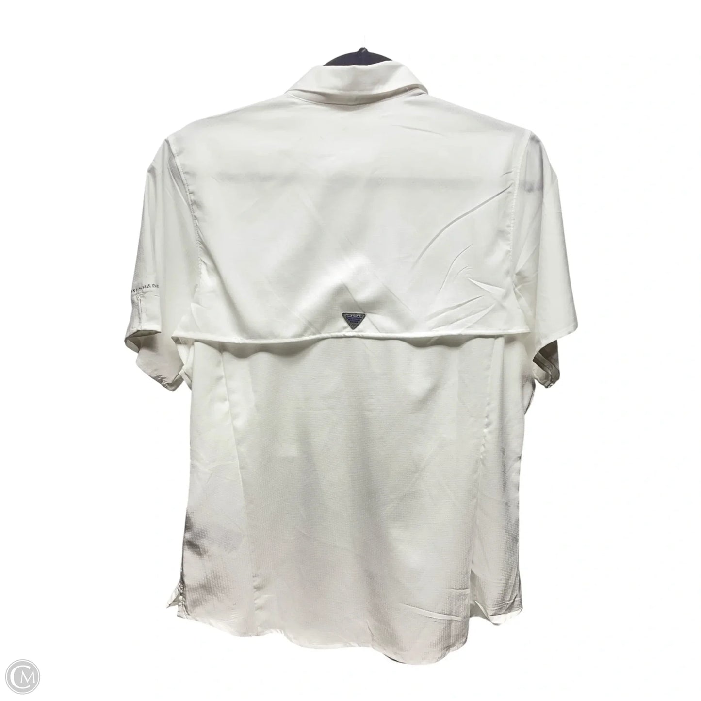 Athletic Top Short Sleeve By Columbia In White, Size: M
