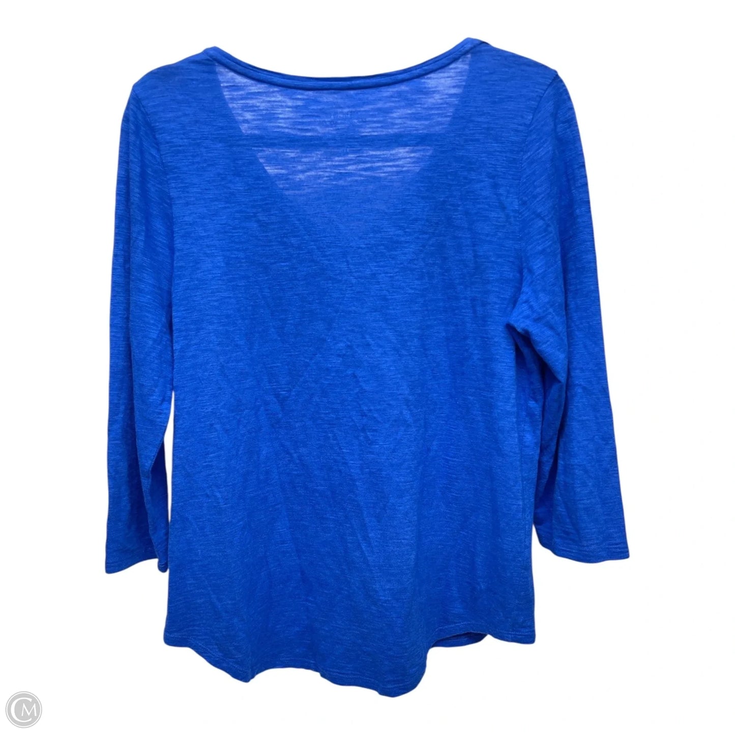 Top Long Sleeve By Chicos In Blue, Size: M