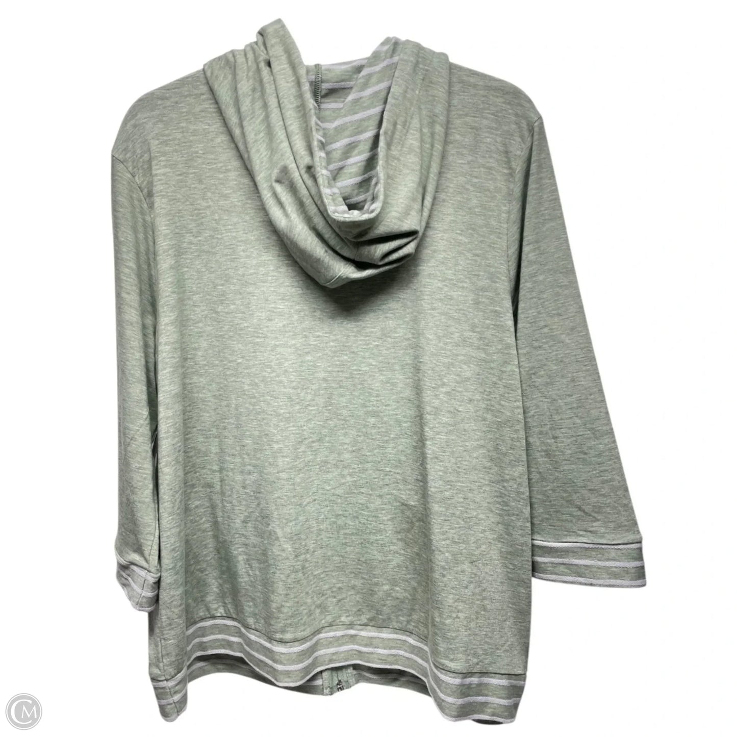 Jacket Other By Chicos In Green, Size: Xl