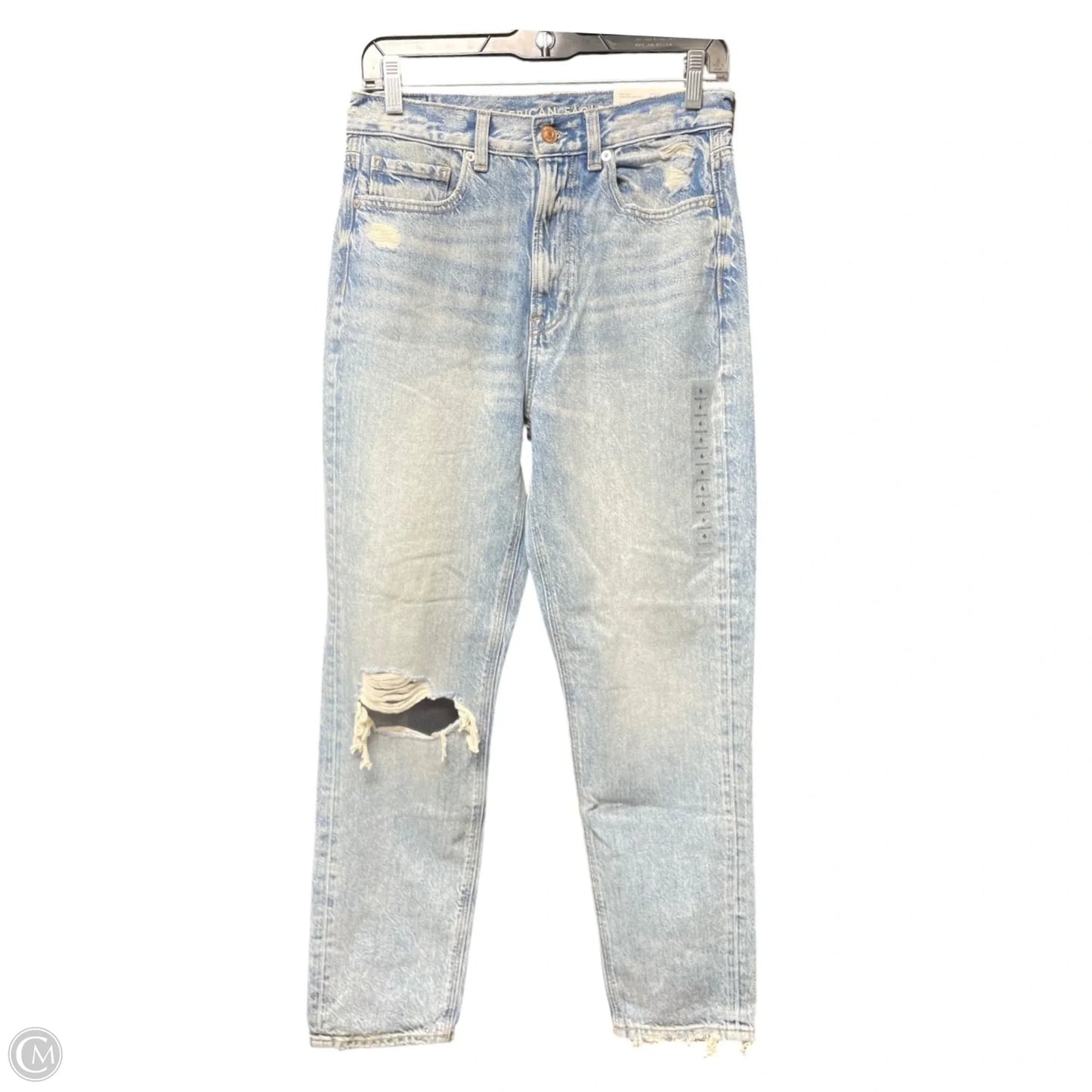 Jeans Boyfriend By American Eagle In Blue Denim, Size: 6