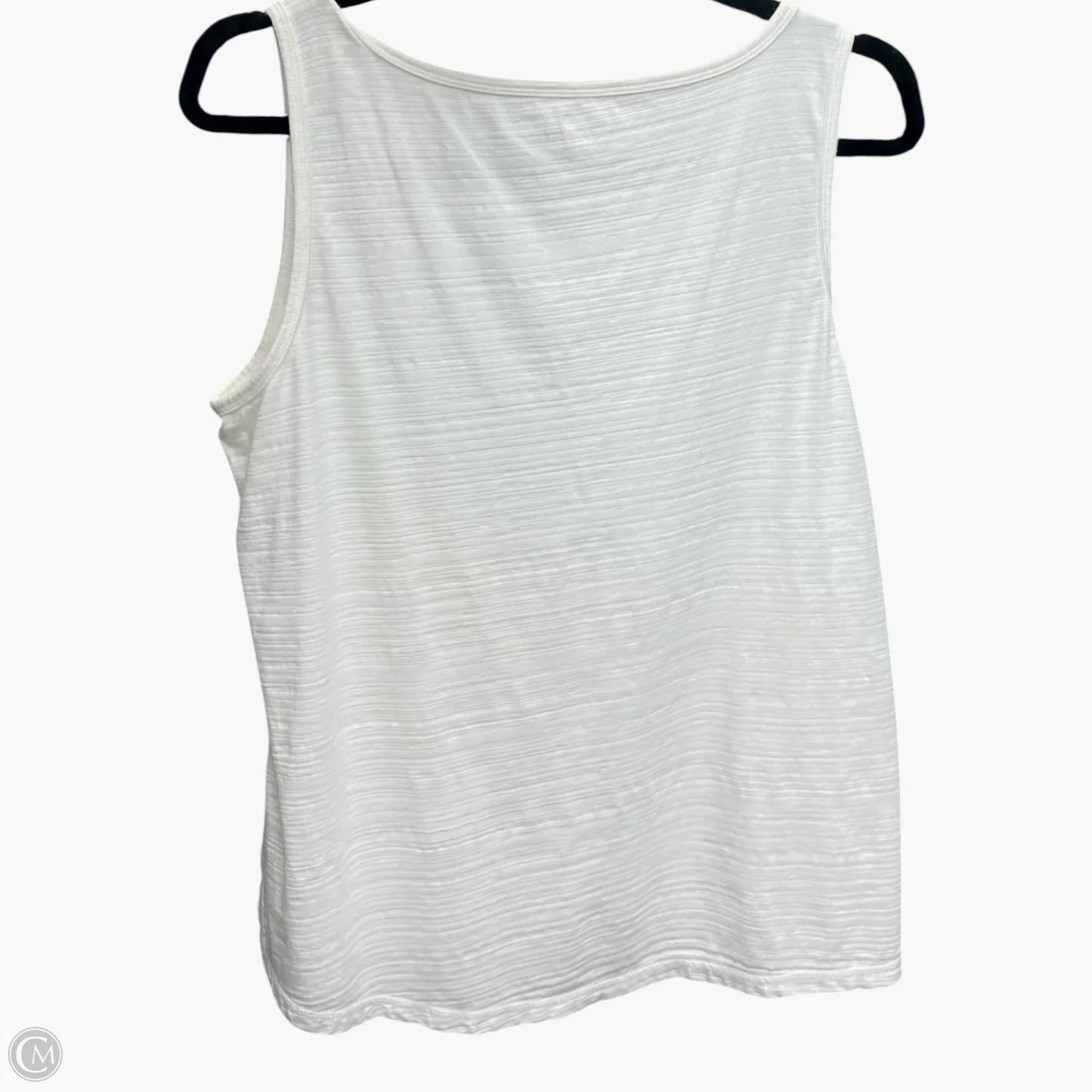 Top Sleeveless By Vince Camuto In White, Size: L
