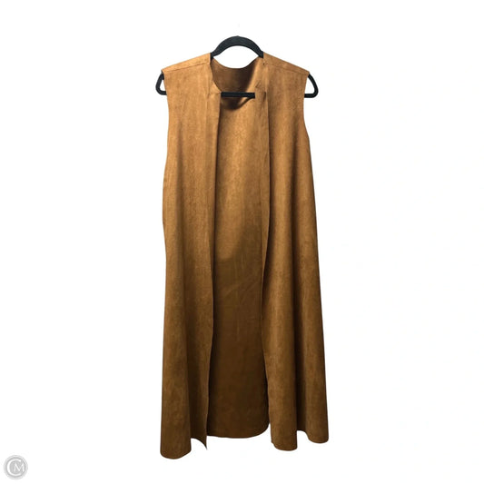 Vest Other By Clothes Mentor In Brown, Size: Osfm