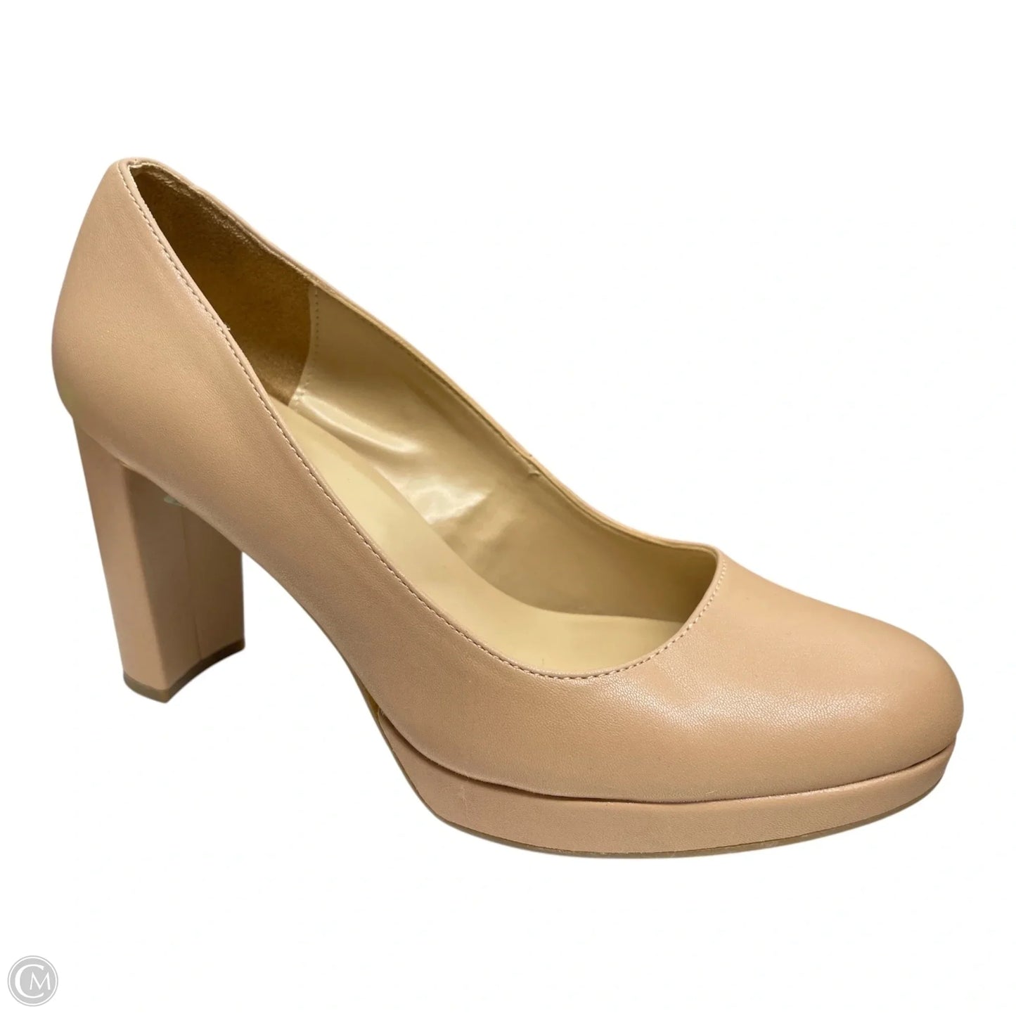 Shoes Heels Block By Naturalizer In Tan, Size: 9.5