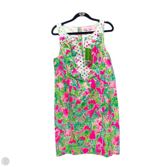 Dress Designer By Lilly Pulitzer In Floral Print, Size: 8
