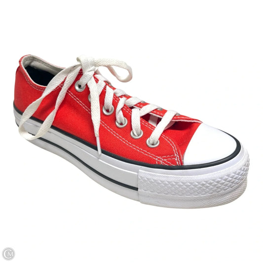 Shoes Sneakers By Converse In Red, Size: 6