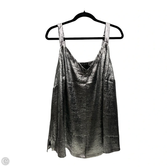 Top Cami By Lane Bryant In Silver, Size: 2x